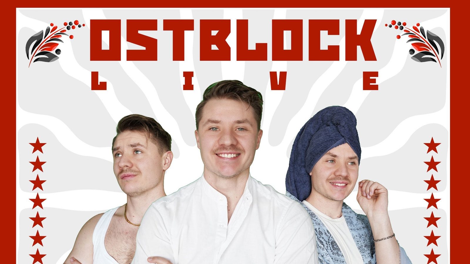 Poster: Richard Cwiertnia (Ostblockvater) - Ostblock LIVE, Schwerin