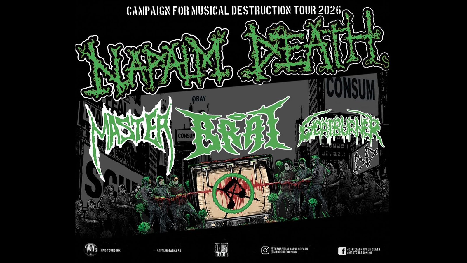 Poster: Campaign for Musical Destruction 2026 with Master +3, Flensburg