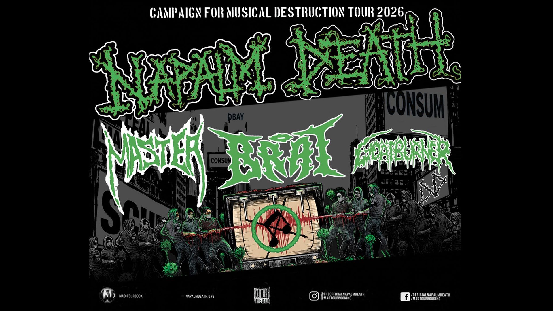 Poster: Campaign for Musical Destruction 2026 with Master +3, Flensburg