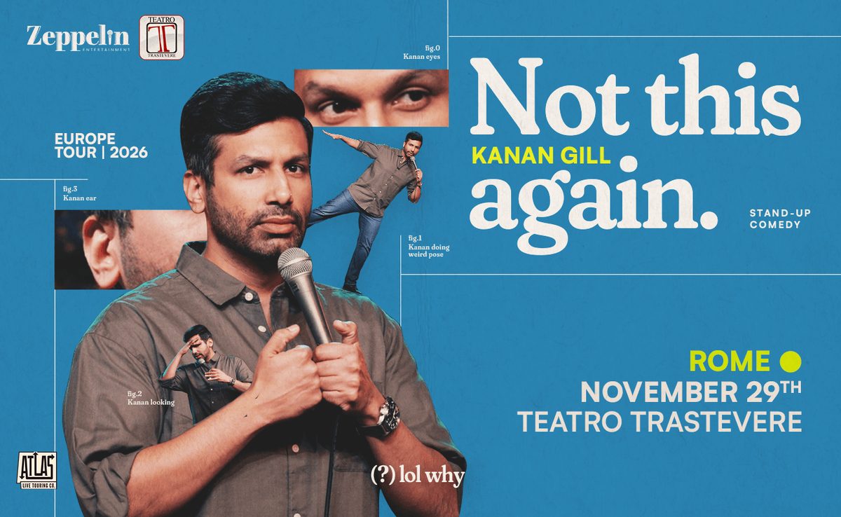 Poster: Kanan Gill - Live in Rome, Rome