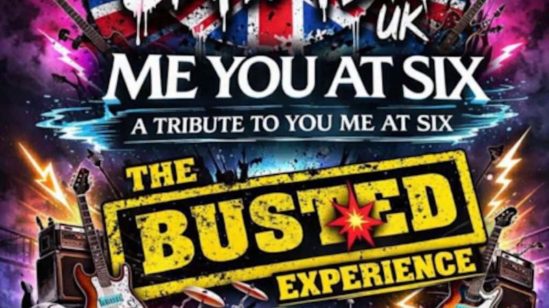 Poster: Simple Plan UK + The Busted Experience + Me You at Six, Derby