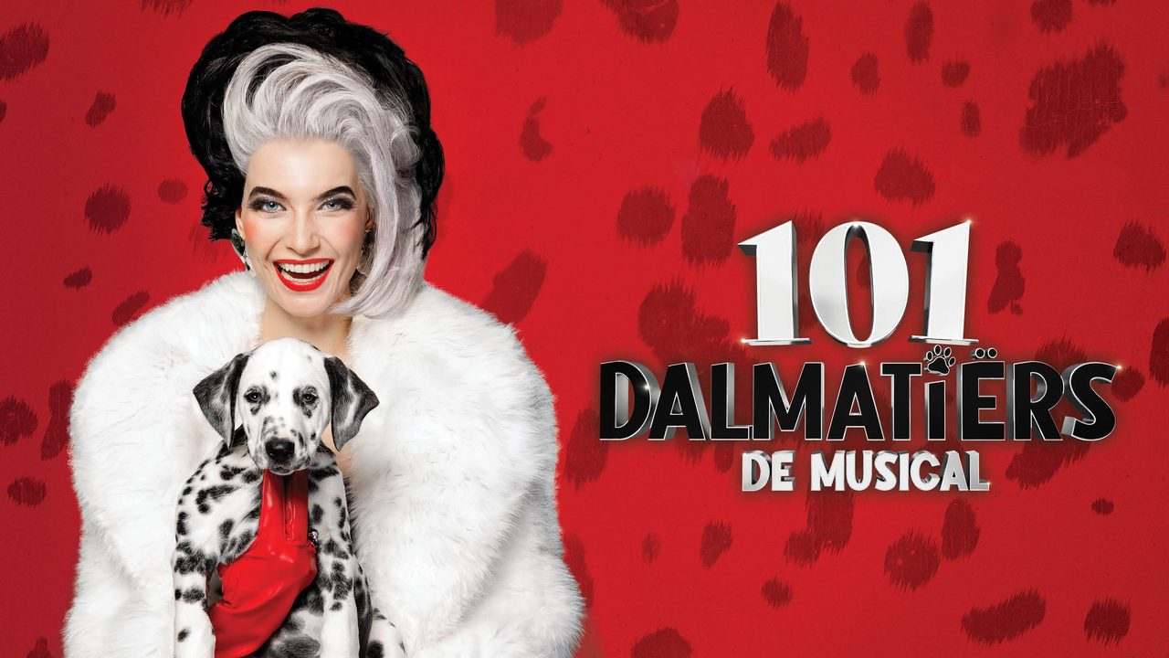 Poster: 101 Dalmatiërs with 101 Dalmatians The Musical, Antwerp