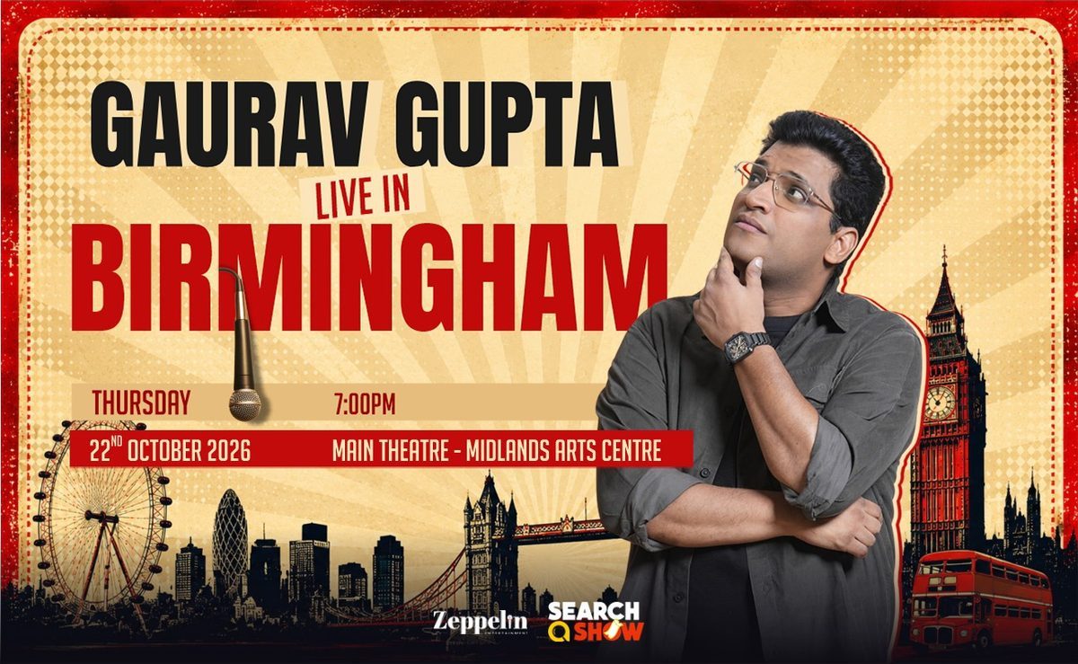 Poster: Gaurav Gupta - Live in Birmingham