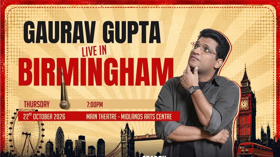 Poster: Gaurav Gupta - Live in Birmingham