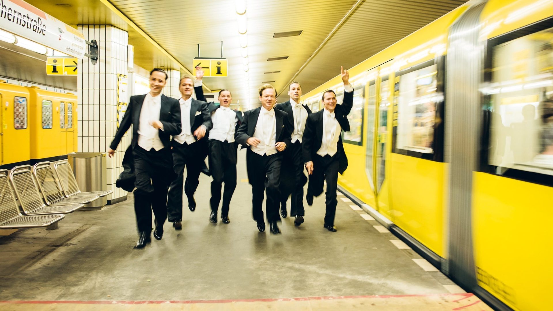 Poster: BERLIN COMEDIAN HARMONISTS with Stiftung Schloss Neuhardenberg, Strausberg