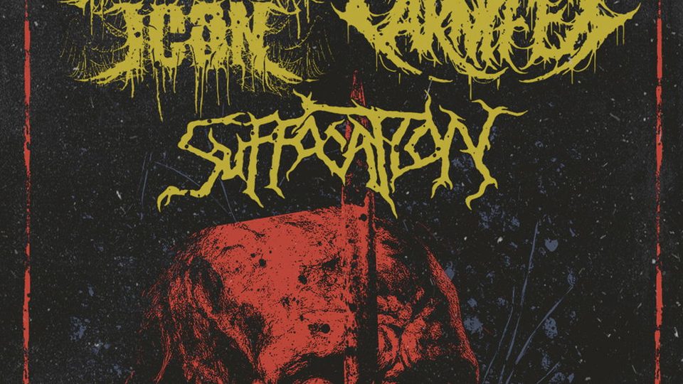 Poster: Despised Icon, Carnifex, Suffocation with Gates to Hell, Bristol