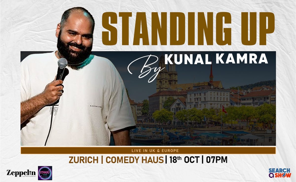 Poster: Kunal Kamra - Live in Zurich
