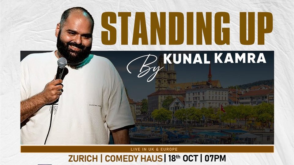 Poster: Kunal Kamra - Live in Zurich