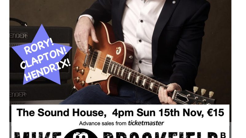 Poster: Mike Brookfield plays the Alternative Sunday Social Club in The Sound House, Dublin