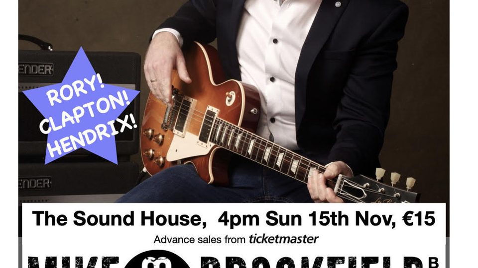 Poster: Mike Brookfield plays the Alternative Sunday Social Club in The Sound House, Dublin