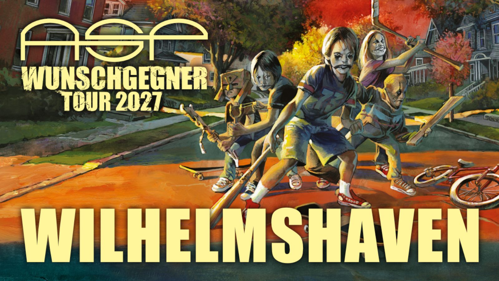 Poster: ASP -WUNSCHGEGNER Tour 2027, Wilhelmshaven