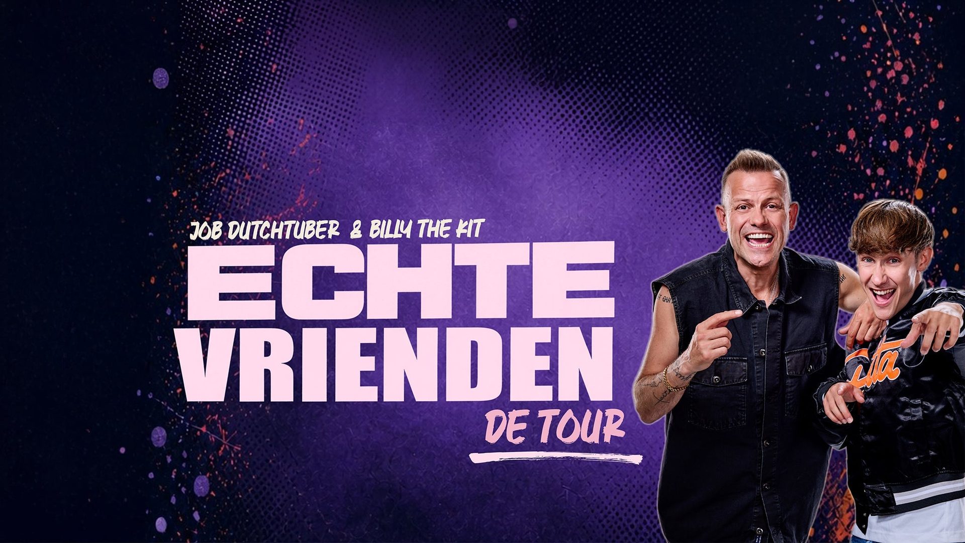Poster: Job Dutchtuber & Billy The Kit, Amsterdam