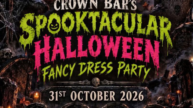 Poster: Crown Bar's Spooktacular Halloween Fancy Dress Party, Wexford