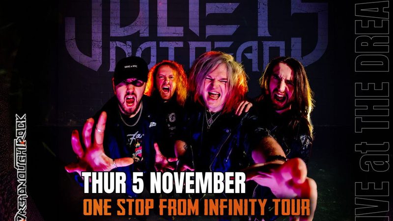 Poster: JULIETS NOT DEAD - ONE STOP FROM INFINITY TOUR with R66 & THE HOLLOWMEN, Bathgate