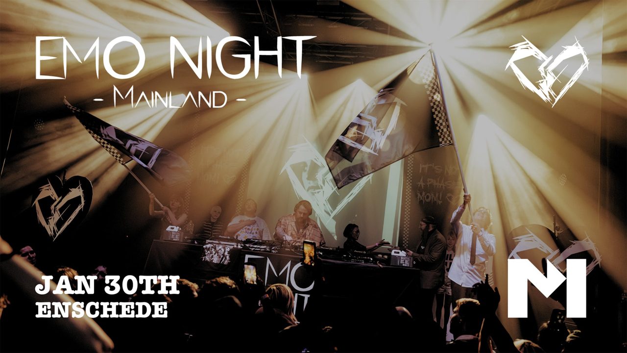 Poster: Emo Night Mainland, Enschede