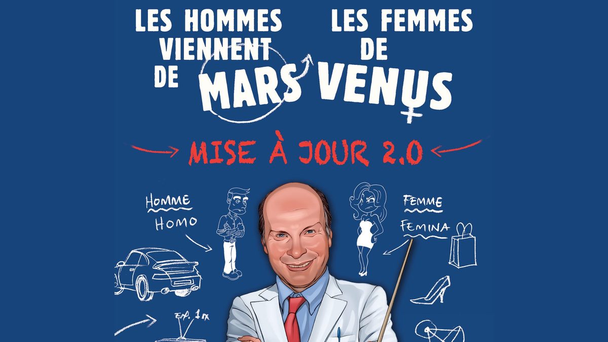 Poster: Les Hommes viennent de Mars et les femmes de Vénus - Mise à jour 2.0, Liège