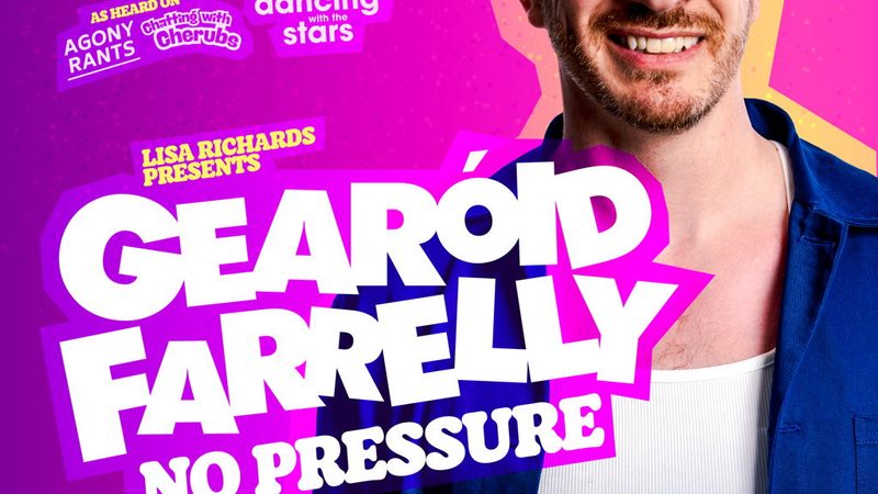 Poster: Gearóid Farrelly; No Pressure in the Dunamaise Arts Centre, Portlaoise