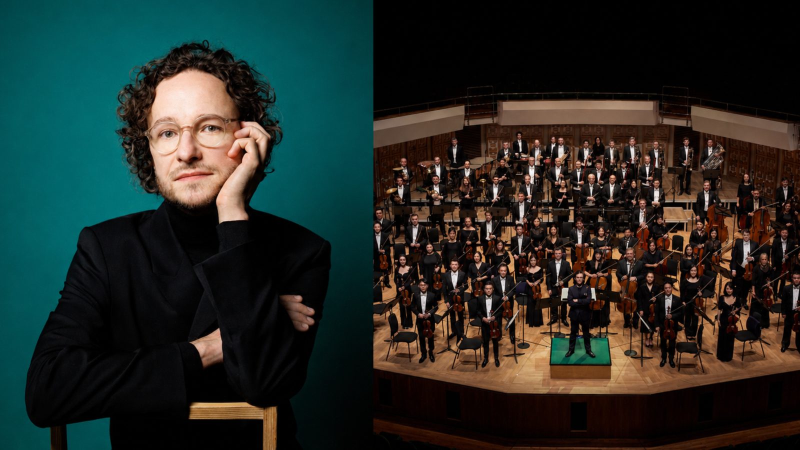Poster: Tarmo Peltokoski & Hong Kong Philharmonic Orchestra with Martin Helmchen, Berlin