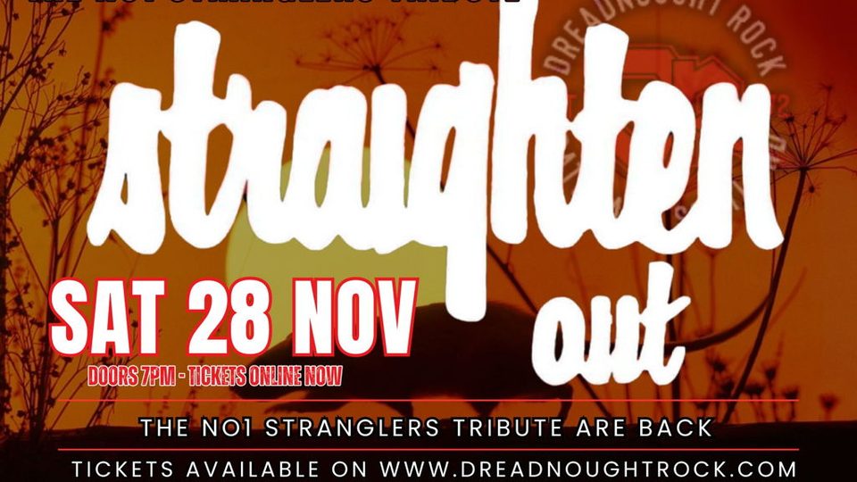 Poster: Straighten Out - Stranglers Tribute, Bathgate