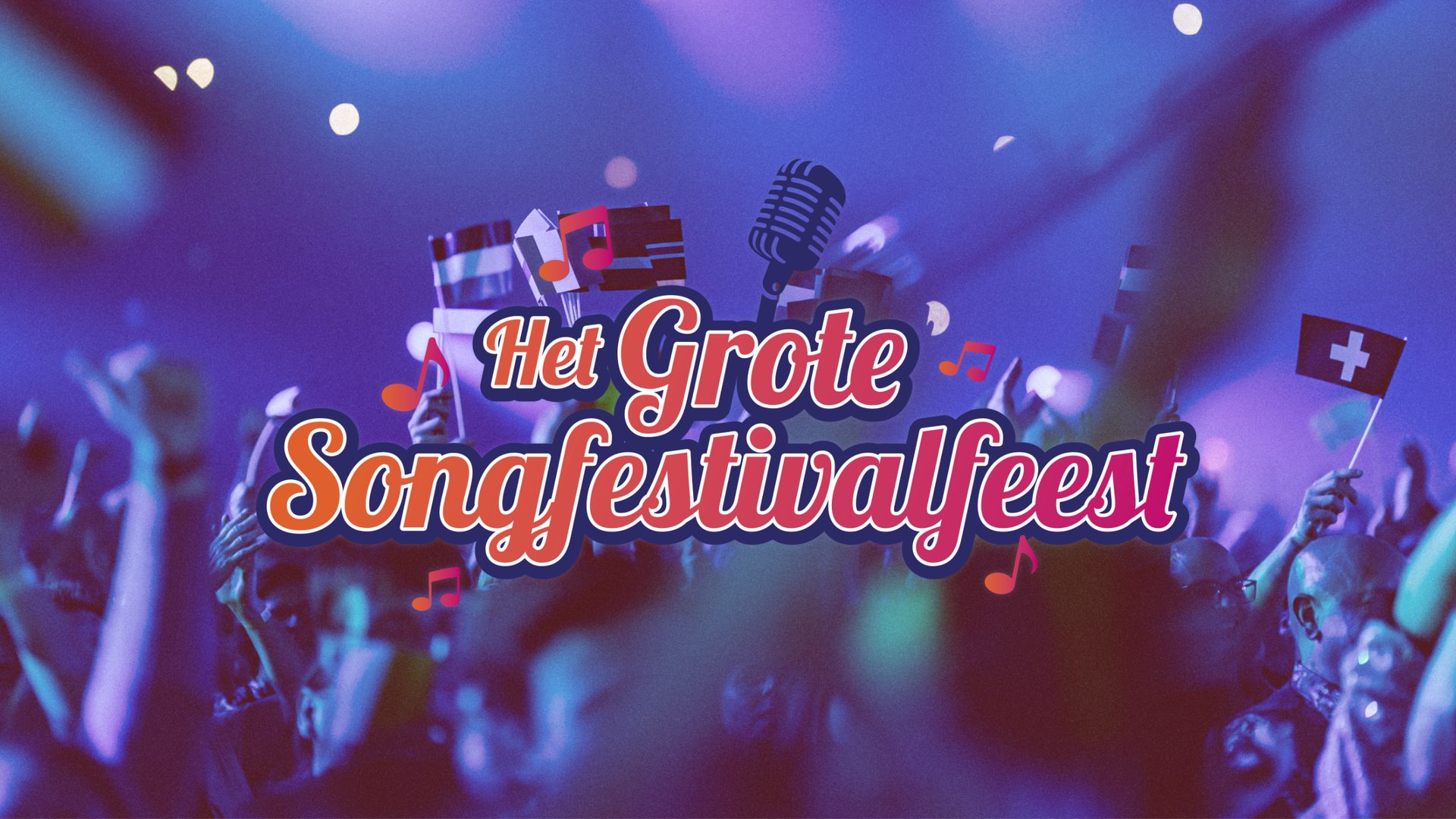 Poster: Het grote Songfestivalfeest with Abor & Tynna +17, Amsterdam