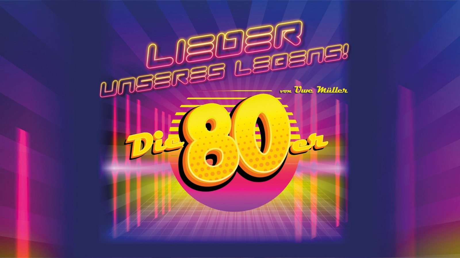Poster: Lieder unseres Lebens - Die 80er - von und mit Uwe Müller, Bremen