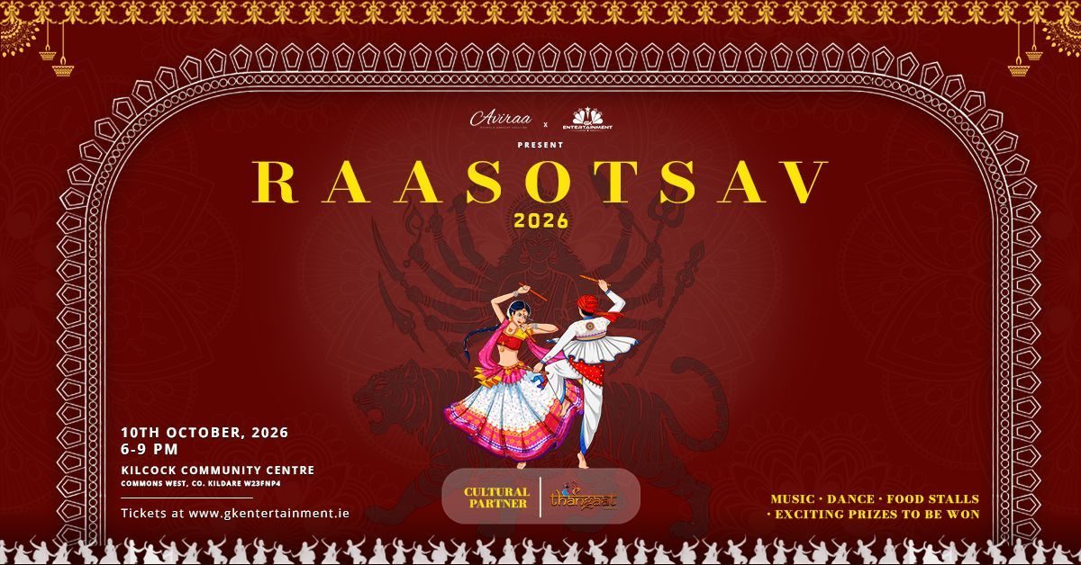 Poster: Raasotsav 2026 – A Pre-Navratri Celebration, Dublin