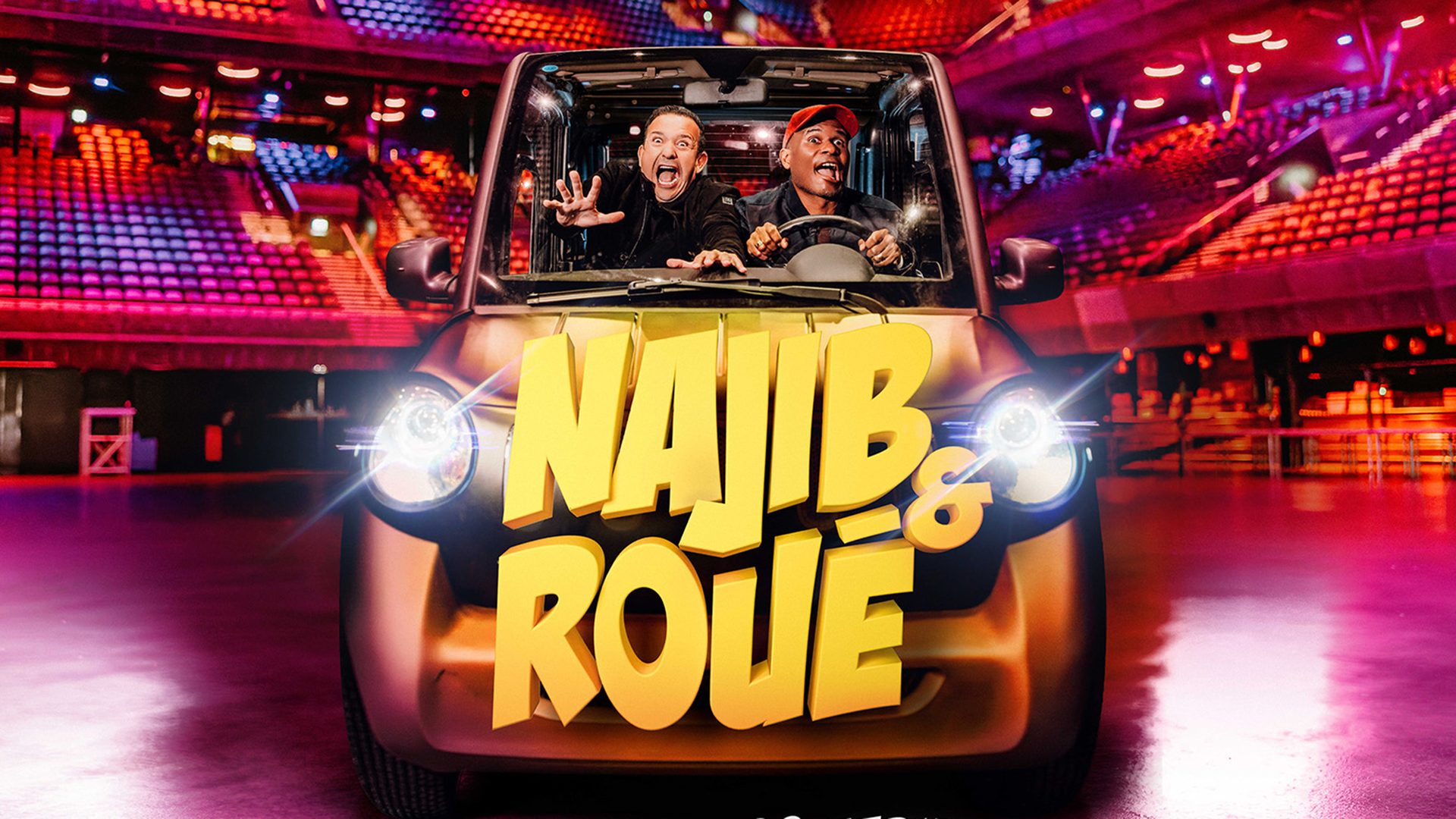 Poster: Najib & Roué: Alles Is Comedy with Roue Verveer, Amsterdam