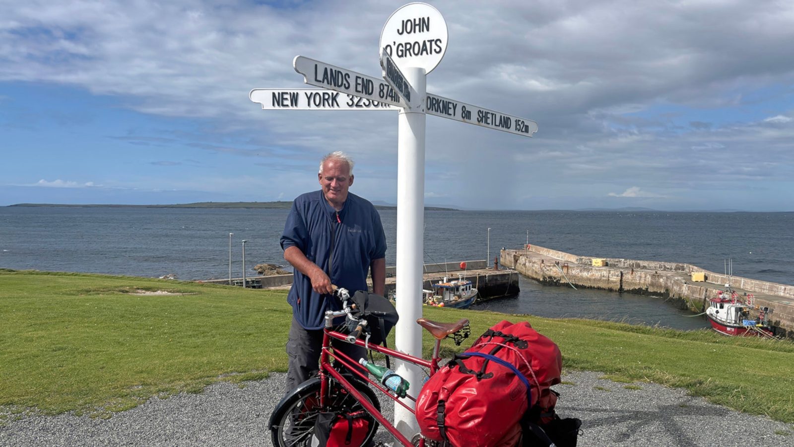 Poster: Reinhard Pantke - Per Fahrrad durch Cornwall und Schottland, Bremen