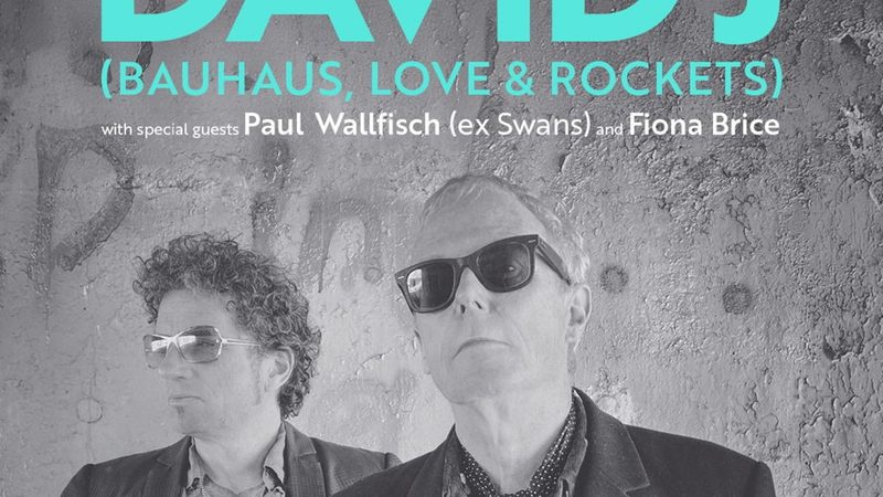 Poster: David J (Bauhaus) + special guests Paul Wallfisch (Swans) and Fiona Brice, Newcastle upon Tyne
