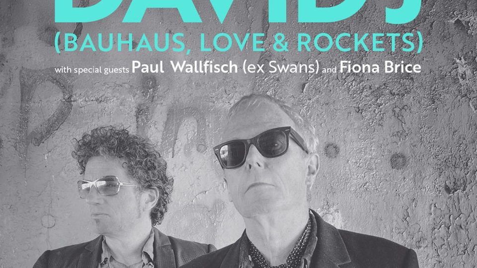 Poster: David J (Bauhaus) + special guests Paul Wallfisch (Swans) and Fiona Brice, Newcastle upon Tyne