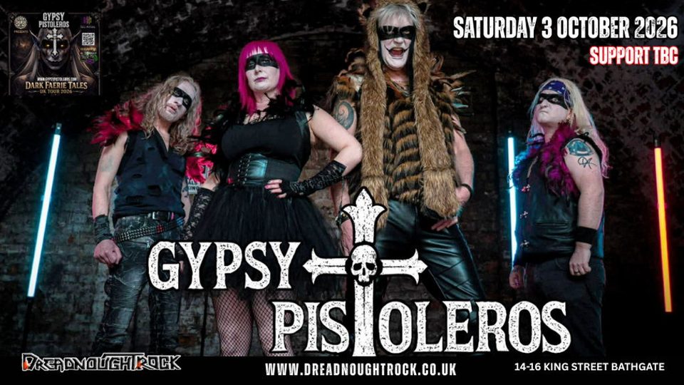 Poster: GYPSY PISTOLEROS Album tour plus HOLYRUDE VAULT - ABBIE BELL &THE HIGH RYES, Bathgate