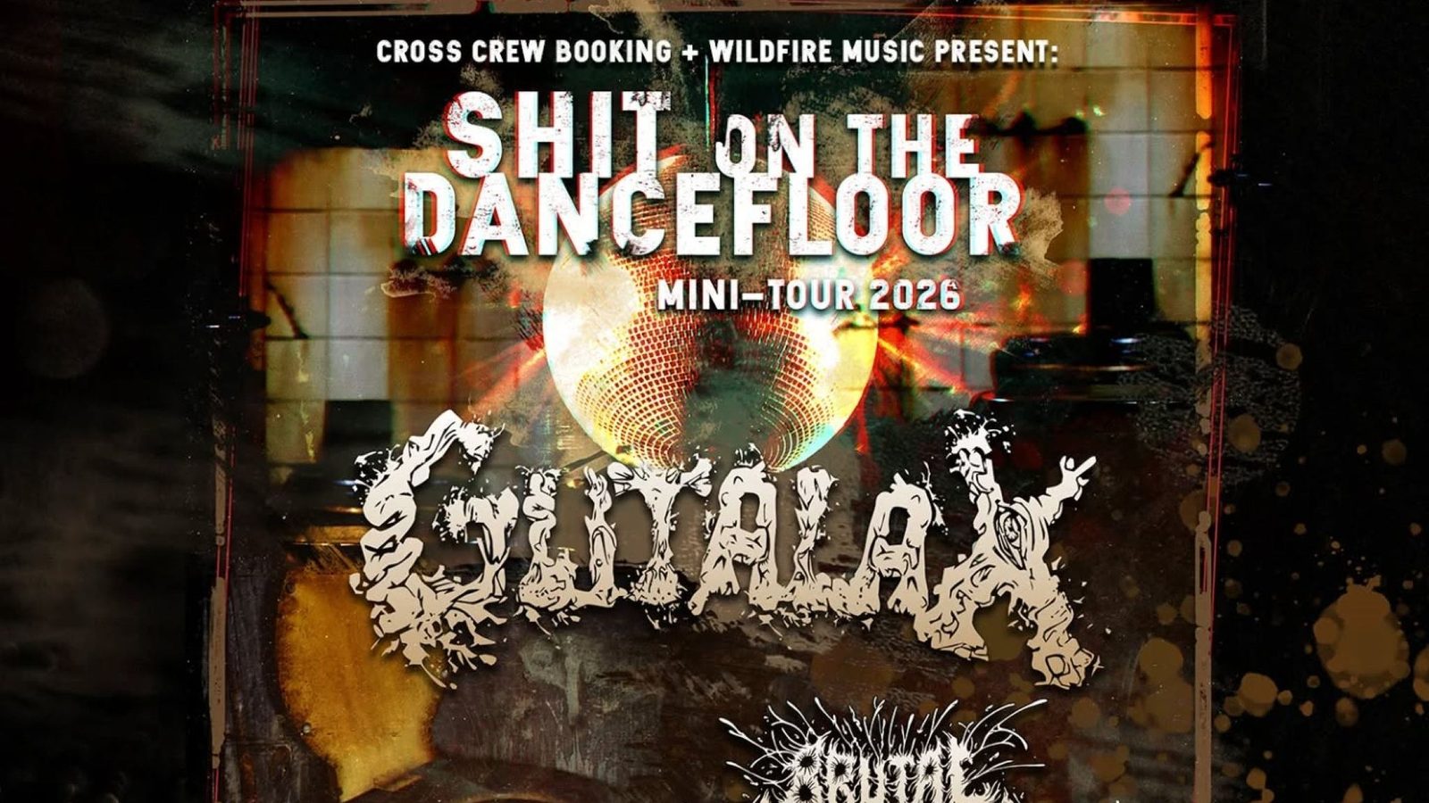 Poster: Gutalax – "Shit on the Dancefloor Mini Tour 2026", Magdeburg